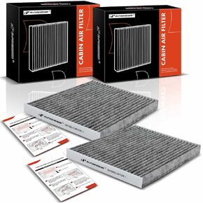 A-Premium 2-PC Cabin Air Filter with Activated Carbon Compatible with Hyundai Ioniq & Kia Niro 2017-2022, L4 1.6L, Replace# 97133G2000