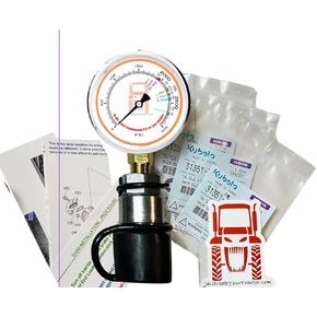 KUBOTA JailBreakYourTractor Pressure Boost kit W/Gauge Hydraulic Shims BX +25%! Flat FACE *2017 & UP