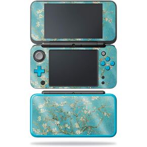 MightySkins Glossy Glitter Skin for Nintendo New 2DS XL - Almond Blossom | Protective, Durable High-Gloss Glitter Finish | Easy to Apply, Remove, and Change Styles | Made in The USA