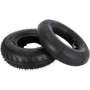 2.80/2.50-4 Tire Inner Tube,RUTU 2.80-4 E300 Scooter Tires and Tubes 2 Pack for Hand Truck Garden Cart Dolly Electric Trike