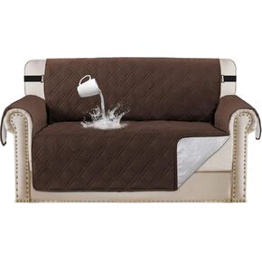 Turquoize 100% Waterproof Chair Covers for Living Room Couch Cover for Pets Chair Protector Sofa Cover for Dogs Non-Slip Sofa Protector Furniture Cover for Dogs, Kids, Cats (Chair, Beige) in Kuwait