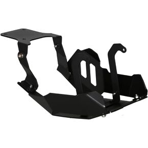 Front Skid Plate Engine Low Mud Guard Bash Cover Compatible with HONDA MONKEY 125 Z125 GROM 125 2022 2023 (BLACK)