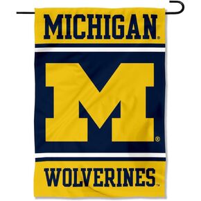 College Flags & Banners Co. Michigan Team University Wolverines Garden Flag