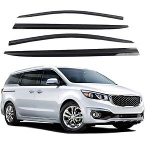 Safe Smoke Window Visor Sun Rain Vent Guard 4 Pcs Set Compatible with KIA 2022~ EV6 Electric Out Channel Visor (K-901-193)