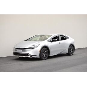 WellVisors Window Visors Wind Deflectors Compatible With Toyota Prius 2023-2024 Smoke Tint Premium Series Rain Guards 3-847TY074