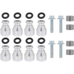 ICT Billet Fuel Injector Spacer Set of 8 LS2 Intake Manifold to LS Truck Injector Adapter ICT Billet Designed & Manufactured in the USA L33 LM4 LM7 LR4 LQ4 LQ9 551287-LS-022
