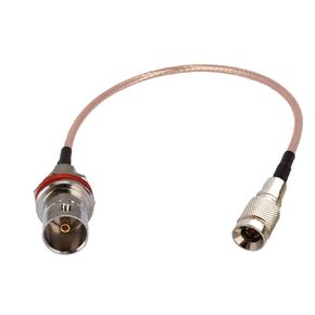 RedYutou HD-SDI Cable BNC Female Bulkhead Oring to DIN 1.0/2.3 Male Straight RG179 Video Cable 75ohm 8" inch Suitable for Blackmagic