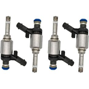 Amrxuts 06H906036G 4PCS Fuel Injectors for VW Volkswagen CC Eos GTI Tiguan Golf Beetle Jetta Passat CC Passat Jetta, for Audi A3 A4 Quattro A5 Quattro A6 Quattro Q5 TT 06H906036P 6 Hole Engine