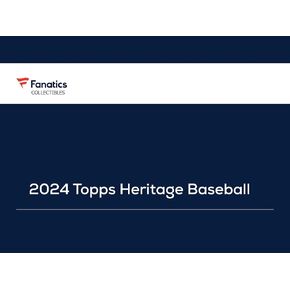 2024 Topps Heritage Baseball Retail Value Box - 8 Packs per Box