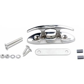 Boat Folding Cleat,Flip Up 4-1/2" Dock Cleats Marine Stainless Steel