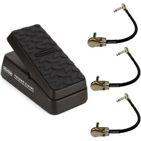 Dunlop DVP4 Volume X Mini Pedal Bundle with 3 MXR 6-inch Right Angle Patch Cables