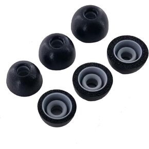 2 Layers Memory Foam Eartips Replacement for Raycon Impact/Fitness Bluetooth Earbuds Earpad * Upgrade
