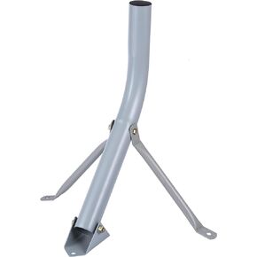 Adjustable Tripod Mount for Satellite Dish Antenna Installation, Roof or Wall, Mast TV Antenna, Weatherproof J Pole Mounting Bracket, Hardware Included