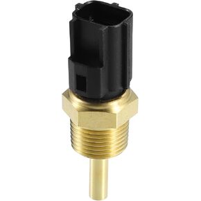 Motoforti Engine Coolant Temperature Sensor, Water Temp Sender, for Chrysler Sebring 2003-2005, Metal, No.1308A012, Gold Tone