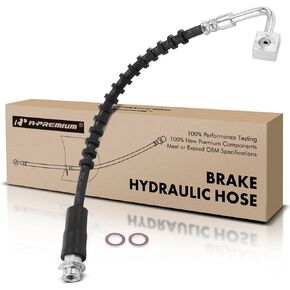 A-Premium Front Passenger Brake Hydraulic Hose Compatible with Select Chrysler, Dodge, Ram and Volkswagen Models - Town & Country 2008-2012, Grand Caravan 2018-2020, C/V 2012 2015, Routan 2009-2014