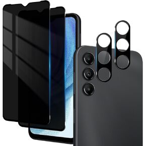 Privacy Screen Protector for Samsung Galaxy A13 5G with Camera Lens Protector, Anti-Spy Tempered Glass, 9H Hardness, Bubble Free, Case Friendly
