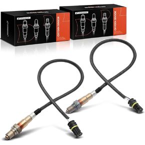 A-Premium O2 Oxygen Sensor Compatible with BMW Models - 128i, 135i, 325i, 328i, 328xi, 330xi, 335i, 335is, 335xi, 528i, X3, X5, Z4 - Downstream - Cylinder 1-6 -2-PC Set