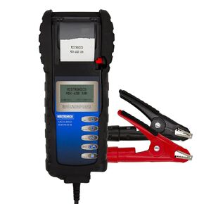 Midtronics-12V & 24V Digital Battery Conductance & Electrical System Analyzer Battery Tester + Printer-MDX-650P SOH - I0' Cables, SOH Graph, Tool Bag