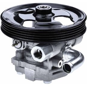 A-Premium Power Steering Pump, with Pulley, Compatible with Suzuki Grand Vitara 2006 2007 2008, V6 2.7L, Replace # 21-205 4910066J00