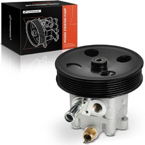 A-Premium Power Steering Pump, with Pulley, Compatible with Mitsubishi Eclipse 2006-2012, Galant 2004-2012, L4 2.4L, Replace # N9900660, MN101061