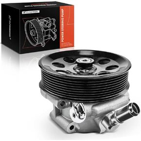 A-Premium Power Steering Pump with Pulley, Compatible with Ford F-250/350/450/550 Super Duty 2011-2016, V8 6.7L, Replace # 20-5206, BC3Z3A696C