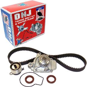 DNJ TBK290WP Timing Belt Kit with Water Pump/For 1988-1995 / Honda/Civic, Civic del Sol, CRX / 1.5L / SOHC / L4 / 16V, 8V / 1493cc / D15B2, D15B6, D15B7, D15B8