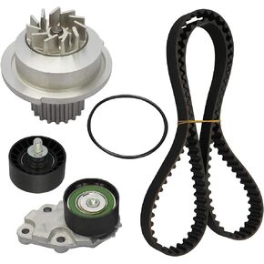 BRTEC Engine Timing Belt Kit with Water Pump for 2004-2008 Chevy Aveo 1.6L