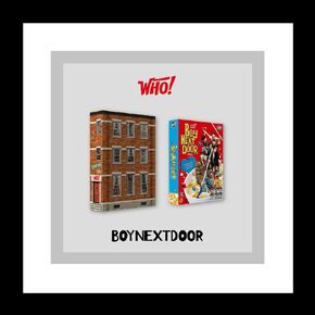 BOYNEXTDOOR WHO! 1st Single Album CD+Poster on pack+Photobook+Photocard+Postcard+Tracking Sealed (WHO Version)
