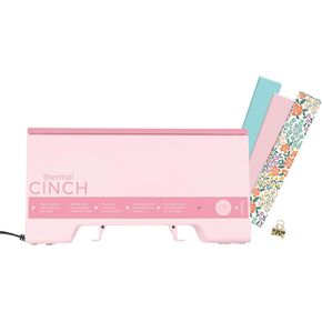 We R Memory Keepers Thermal Cinch Binding Machine Mint 12 Inch, Includes Thermal Book Binding Machine, Book Spines, and Clips, Create DIY Journals, Notebooks, Scrapbooks, Photo Books, and Documents