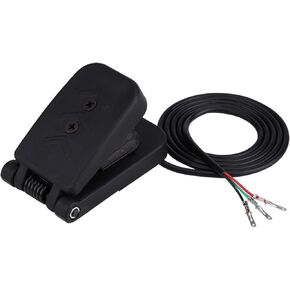Aramox Brake Pedal,Black Metal & Plastic Foot Brake Pedal Accelerator Throttle Speed Control Brake Pedal for Electric Bikes Scooters ATV