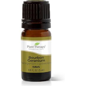 Plant Therapy Geranium Bourbon Essential Oil 100% Pure, Undiluted, Natural Aromatherapy, Therapeutic Grade 10 mL (1/3 oz)