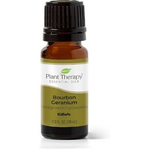 Plant Therapy Geranium Bourbon Essential Oil 100% Pure, Undiluted, Natural Aromatherapy, Therapeutic Grade 10 mL (1/3 oz) in Saudi Arabia