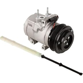AC Compressor w/A/C Drier For Ford F250 F350 F-250 F-350 Super Duty 6.2L Gas V8 2011 2012 2013 2014 2015 2016 - BuyAutoParts 60-89448R2 New