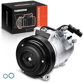 A-Premium Air Conditioner AC Compressor with Clutch Compatible with Chrysler Town & Country, Dodge Grand Caravan, Volkswagen Routan, 2008-2010, 4.0L V6