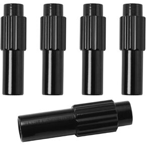 5PCS Black Bicycle Cable Adjusters, Bike Indexed Inline Cable Tension Adjuster Housing Screws