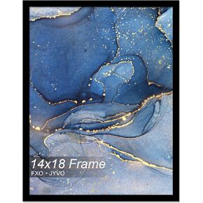 5x8 Picture Frame, Black Frame for 5 x 8 Inch Picture Poster Photo, Light Weight and High Transparent 5 by 8 Frame for Wall - 1 Pack/Black/5"x8"