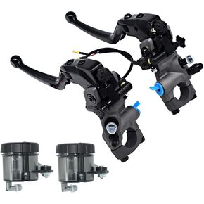 Feiteplus 7/8" Motorcycle Universal RCS19 CNC Hydraulic Brake Clutch Master Cylinder Reservoir Lever Upper Pump Cable Adjustable Handbrake