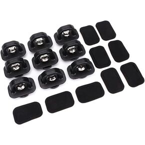 9pcs DZ97903 Black Side Wall Tie Down Anchor Compatible With GMC Sierra Chev-y Colorado