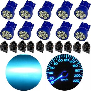 10 عبوات T10 194 168 لمبة إضاءة LED 158 PC194 161 W5W 147 لوحة قياس لوحة أجهزة قياس لوحة القيادة لمبة إضاءة للسيارات أزرق ثلجي ومقبس قفل تويست in Kuwait