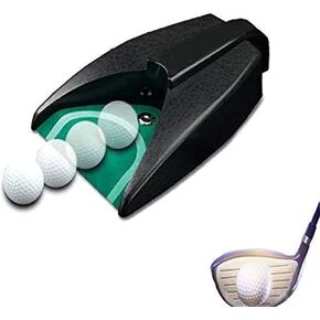 Enshey Golf Automatic Putting Cup, Golf Return Machine for Training Indoor Office, Golf Hole Auto Returning Practice for Outdoor Garden Lawn