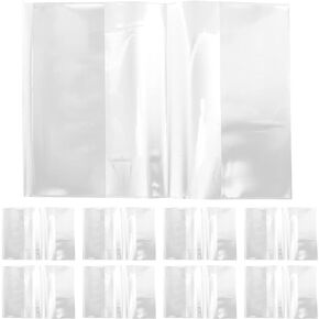 A5 Binder A5 Binder Clear Book Covers - 10pcs Book Protector Cover Plastic Book Sleeves Book Case Transparent Book Cover Textbook Cover for Books Clear Case Clear Case
