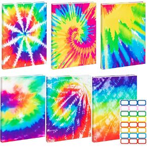 BeYumi 6Pcs Fruit Pattern Book Covers Stretchable Jumbo Fabric Book Sleeve Covers Washable Durable Reusable Nylon Book Covers Protector for Hardcover Textbooks Notebook Bcak to School Book Lovers Gift