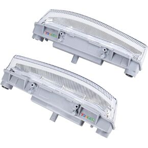 Yaeccc Pair of Fog Lamp LED Daytime Running Lamp Fog Light Compatible with 2007-2015 Mercedes Benz C Class W204 C250 C300 C350 E Class W212 E350