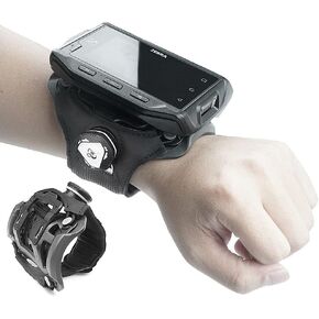 Wristband PDA Holder, Wrist Mount Strap for Zebra WT6000 WT60B0 Handheld Computer Scanner, Great for Baggage Handlers,Postal Carriers,Retail Workers, Warehouse Employees (Black) SG-NGWT-WRMTS-01