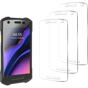 Tempered Glass Screen Protector for Zebra Symbol TC21 TC26 Handheld Touch Barcode Scanner, HD Clear, Scratch Resistant (3pcs)