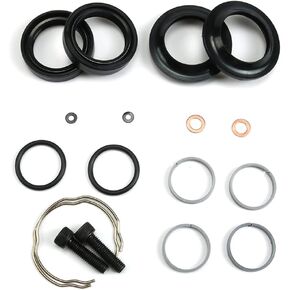 N/A Fork Seals Rebuild Kit Fit Harley Fork Seals Sportster 1988-15 & Dyna 91-05
