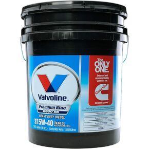 Valvoline VV70506-05 Premium Blue 15W40 Motor Oil, 5 gallon