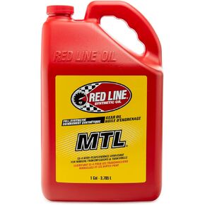 Red Line (50205) SAE 75W80 API GL-4 Manual Transmission and Transaxle Lubricant (MTL) Car Gear Oil - 1 Gallon