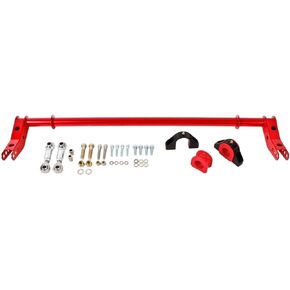 BMR SUSPENSION Sway Bar, Xtreme Anti-Roll, Rear, Steel, Red Powder Coat, Chevy Camaro 2010-15, Kit (XSB004R)