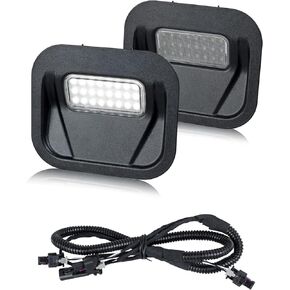 Multipro الباب الخلفي خطوة ضوء أدى أضواء السرير شاحنة متوافقة مع جي إم سي سييرا 1500 2500HD 3500HD تشيفي سيلفرادو 1500 2019-2022 مع موصل تسخير الأسلاك in Kuwait